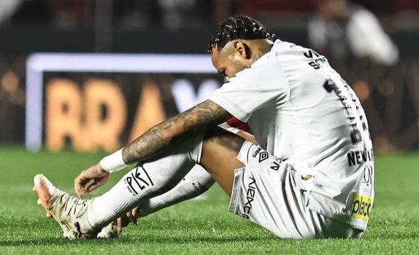 El llanto desconsolado de Neymar tras la histórica derrota 6-0 que sufrió el Santos: “Nunca pasé por esto en mi vida”
