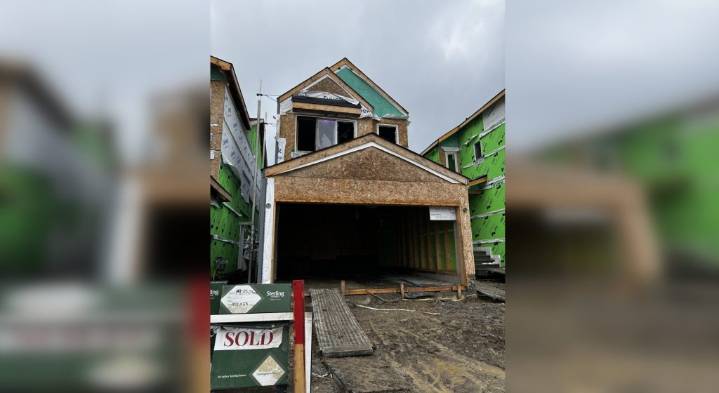 Edmonton police investigate arson at southwest under construction house