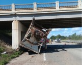 Southbound U.S. 131 reopens after truck damages overpass 3 days ago