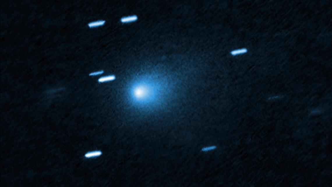 Hubble captures image of interstellar comet 3I