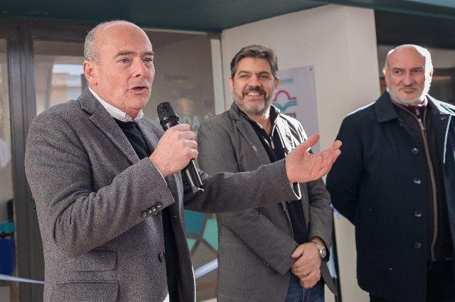 Bianco y Fisher inauguraron el Centro Universitario de Laprida