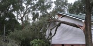 Powerful storm sweeps through Long County, about 1110 residents without power