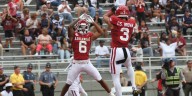 Green throws 6 TDs as Arkansas rolls Alabama A&M