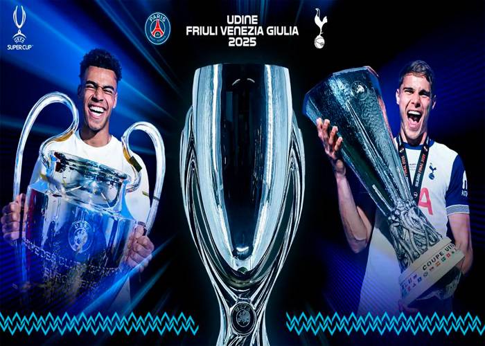 Este miércoles, PSG vs. Tottenham por la Supercopa de Europa
