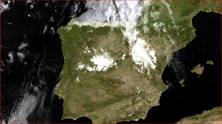 Sol e un chisco menos de calor na tarde deste mércores