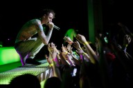 Mgk (aka Machine Gun Kelly) plays pop-up concert at Minneapolis record store