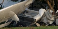 Brookhaven neighborhood stunned after plane crashes into front yard