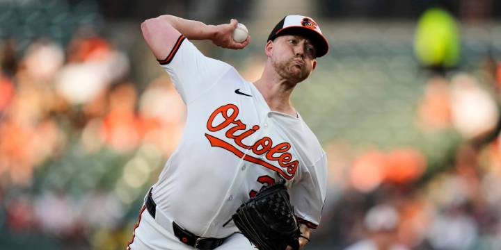 Kyle Bradish logs 10 strikeouts in 2025 debut for Orioles