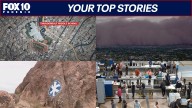 Massive monsoon storm; vandalism at Papago Park