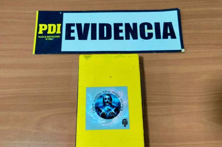 PDI detiene a extranjero con 58 kilos de cocaína con la marca de “El Guasón”