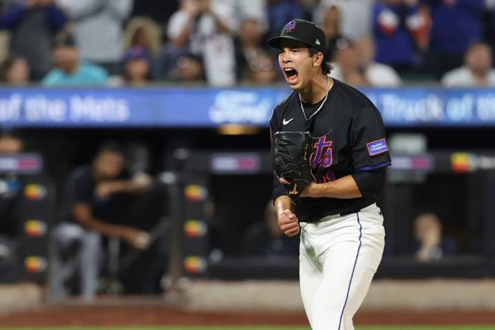 Jonah Tong shows promise in MLB debut as Mets rout Marlins