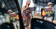 Santa Fe County hearing on appeal of solar project permit underway as group protests outside