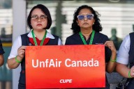 Air Canada pay talks intensify as cabin crew protest, threaten strike