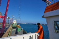 A ship with hundreds of tons of food aid for Gaza nears an Israeli port after leaving Cyprus