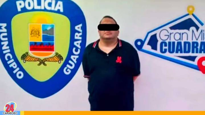 Hombre fue detenido por hurto en Guacara