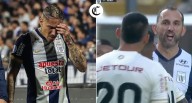 Reacción de Paolo Guerrero tras la pelea de Hernán Barcos y Alex Valera en el clásico, Universitario vs Alianza