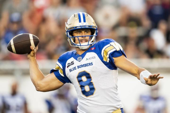 Brady Oliveira leads Blue Bombers to 26-13 win over struggling Alouettes – Winnipeg Free Press