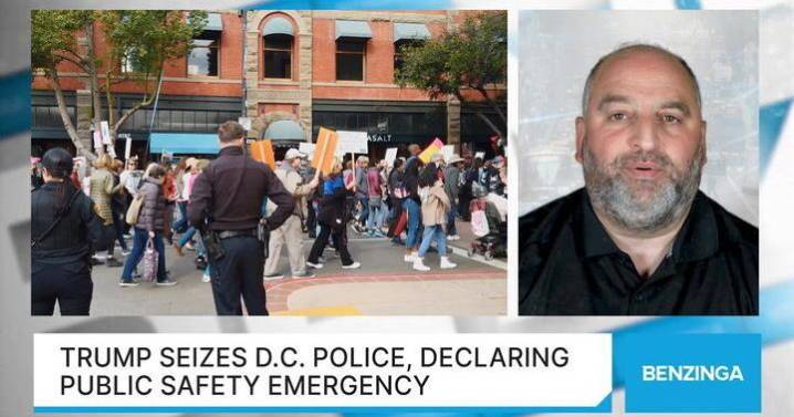 Trump Seizes D.C. Police, Declaring Public Safety Emergency
