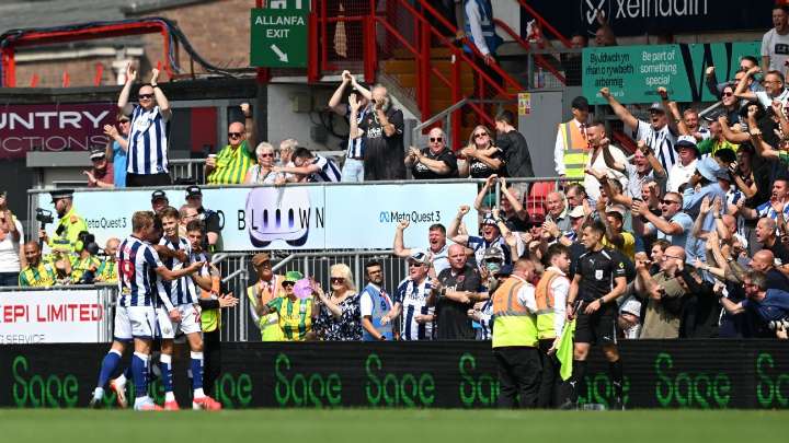 Wrexham 2-3 West Brom: Rob, Ryan watch on as Wrexham lose again