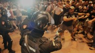 Clashes erupt for a second day at anti-government protests in Serbia in a major escalation