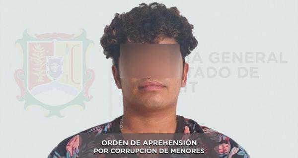 Capturado presunto responsable por delito de corrupción de menores