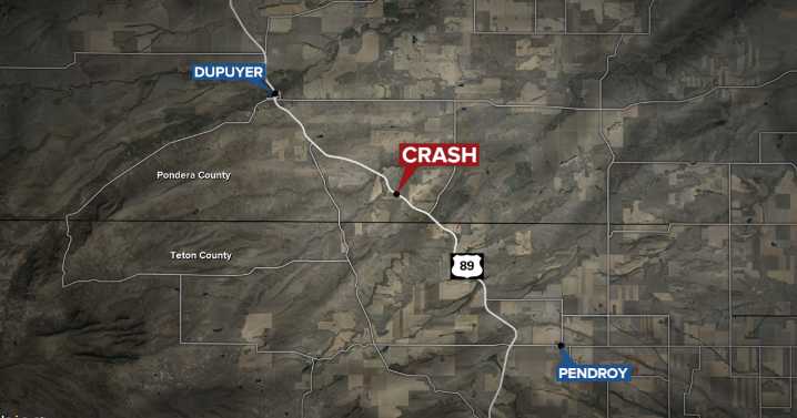Motorcyclist dies after Pondera County crash