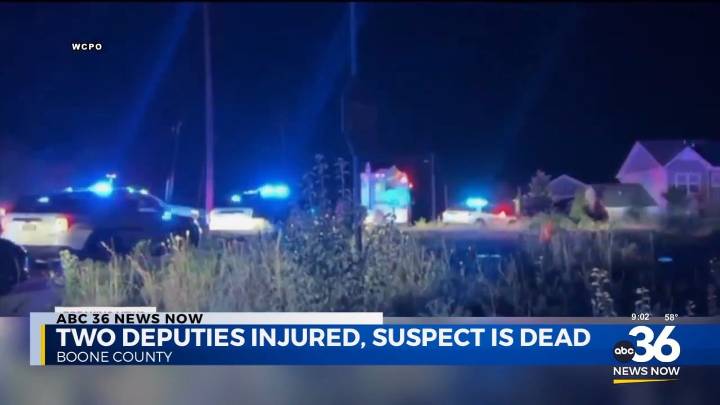 Two Boone County deputies recovering after being shot during standoff