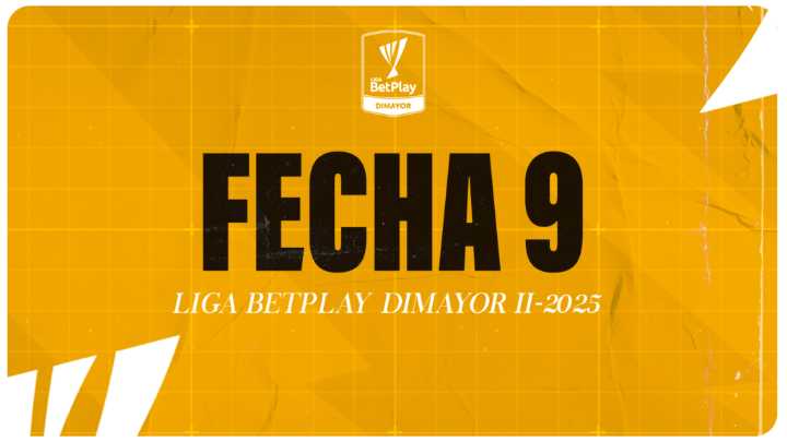 Así se jugará la fecha 9 de la Liga BetPlay DIMAYOR II