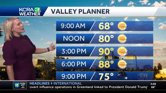 NorCal forecast: Sunny and seasonable Wednesday in the valley