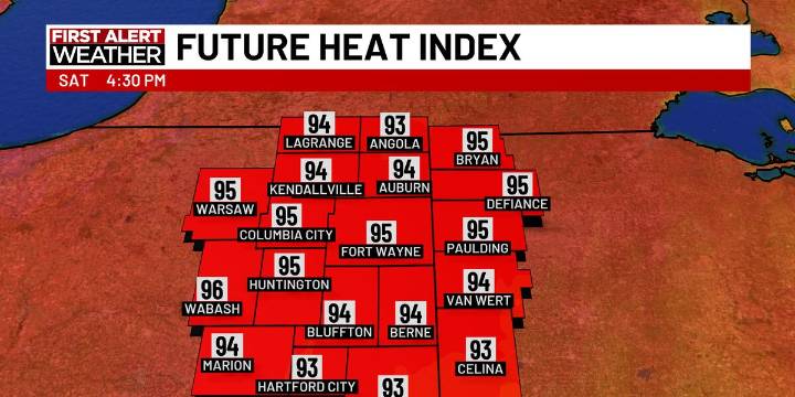 First Alert Forecast: Tracking hot, humid air for weekend