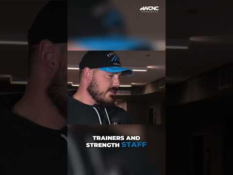 Panthers center Austin Corbett reacts to being named starter for 2025 #shorts