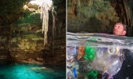 Cenotes de Yucatán, usados como basureros clandestinos