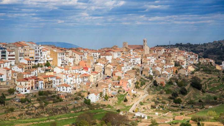 Vilafranca (Castellón) registra una fuerte tormenta con 35,4 litros en menos de una hora