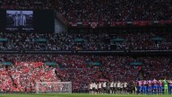 Tribute to former Liverpool forward Diogo Jota disrupted at Wembley