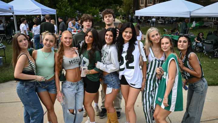 MSU football fans tailgate before MSU vs. WMU season opener