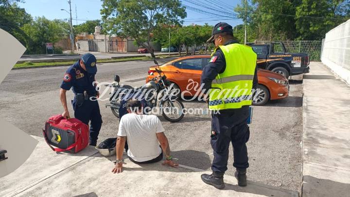 Motociclista, lesionado tras impactar contra un vehículo en Ciudad Caucel