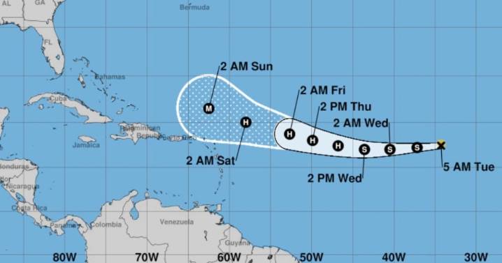 Tormenta tropical Erin se mueve rápido al oeste: ¿Cuándo se espera que se convierta en huracán?