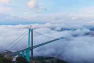 China está a punto de inaugurar el puente más alto del mundo: mide más de 3 kilómetros de largo