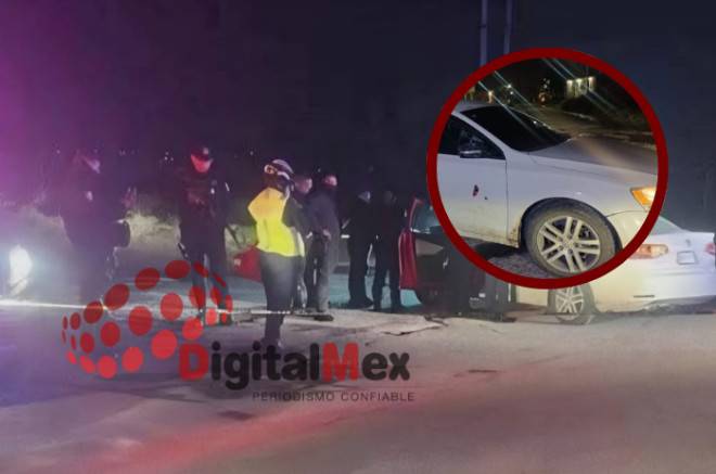 Ejecutan a balazos a hombre a bordo de su vehículo en #Temoaya