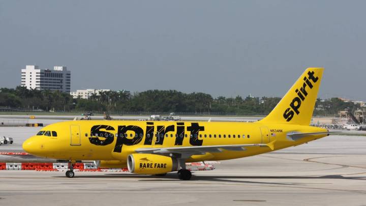 How many flights would Nevada lose if Spirit shuts down?