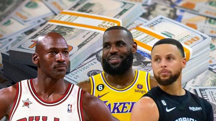¿Cuánto dinero tienen? El asombroso patrimonio de Michael Jordan, LeBron James y Stephen Curry