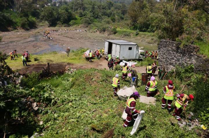 Plan de recuperación de ríos y barrancas en CdMx busca limpiar áreas equivalentes a mil hectár...