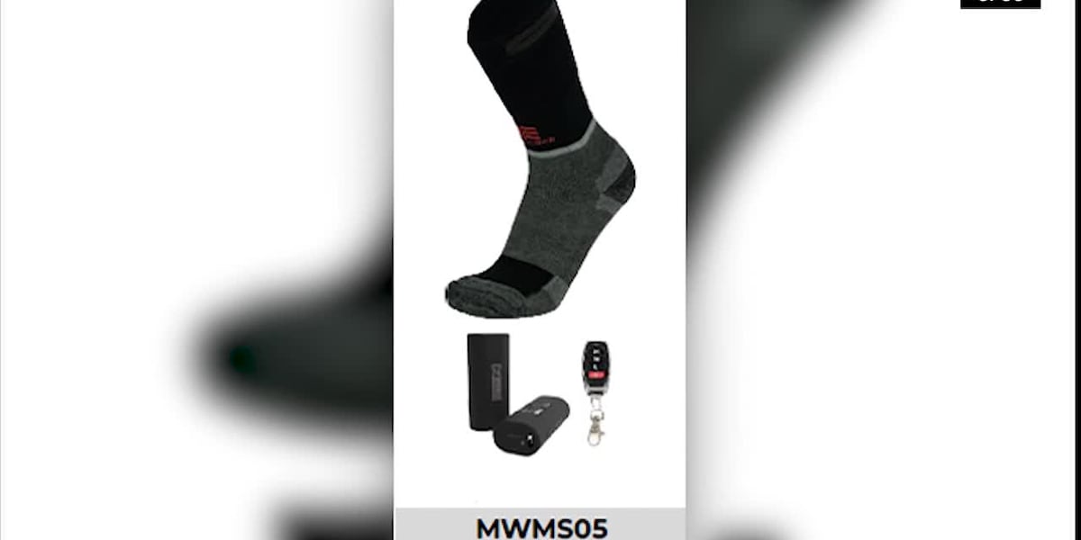 45,000 pairs of heated socks recalled for burn, blister injuries