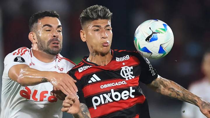 Jorge Carrascal fue la sensación en su debut con Flamengo; "bienvenido fútbol"
