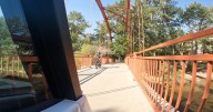 Safety concerns close east side of Parkcenter Bridge to pedestrians; police searching for vandals