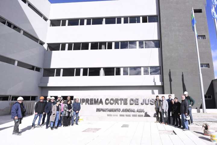 Kicillof en Olavarría: Inauguración oficial y visita a obras