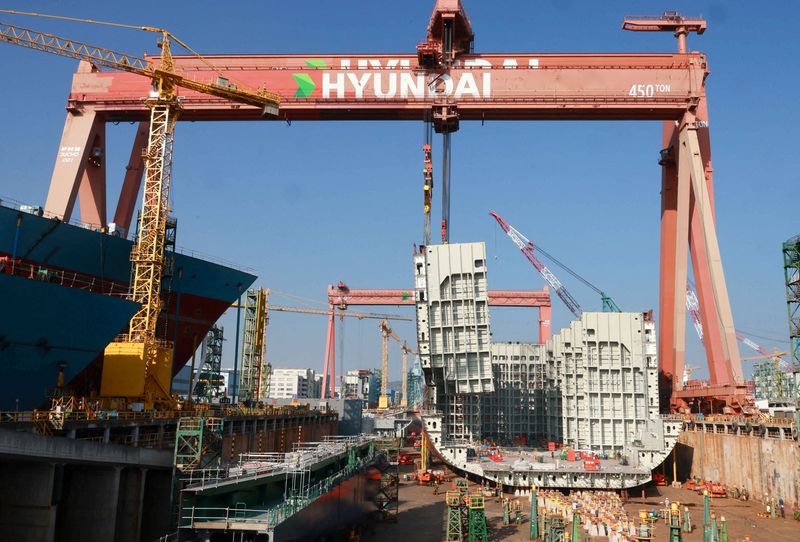 South Korea bets big on reviving troubled US shipbuilding to woo Trump