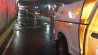 Fuerte lluvia provoca cierres viales en Monterrey; suspenden evento deportivo