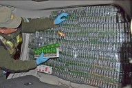 Contrabando: incautan 60.000 atados de cigarrillos en dos procedimientos