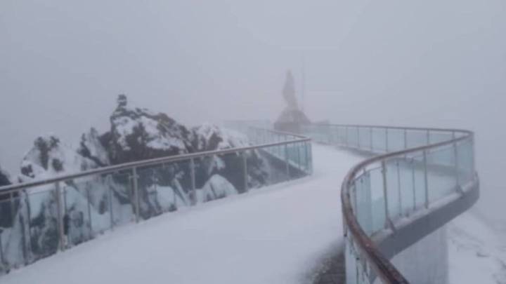 VIDEO | Imponente nevada cubrió la estación Pico Espejo este domingo #17Ago